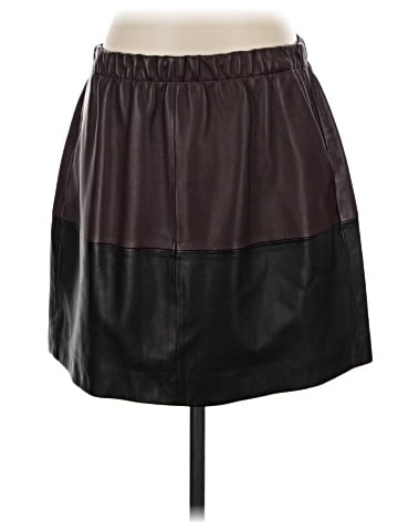Vince. Leather Skirt (view 1)