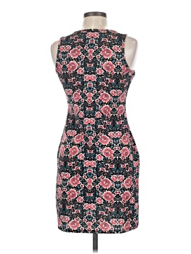 pink dress for women casual Short Pink Floral Casual Party Dress with Puff Sleeves Blush Bloom / Small main image 0