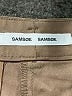Samsoe Samsoe 100% Viscose Solid Tan Khaki Shorts Size L - photo 3