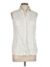 Apt. 9 Ivory Sleeveless Button-Down Shirt Size L - photo 1