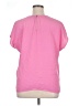 Halogen 100% Polyester Pink Short Sleeve Top Size XL - photo 2