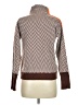 Unbranded Chevron-herringbone Brown Turtleneck Sweater Size M (estimated) - photo 2