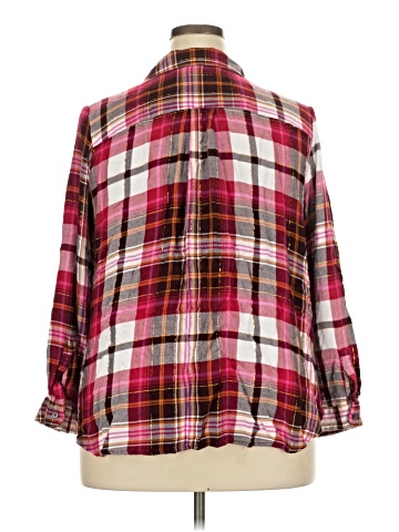 Intro 3/4 Sleeve Button-Down Shirt (view 2)