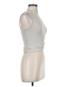 Shein Silver Sleeveless T-Shirt Size 6 - photo 4