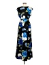 Unbranded Print Blue Casual Dress Size M (estimated) - photo 2