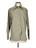DAZY Solid Green Long Sleeve Blouse Size S - photo 1