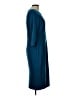 Boden 100% Polyester Solid Teal Casual Dress Size 10 - photo 4