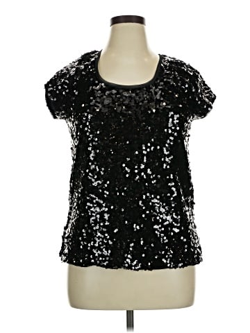 INC International Concepts Short Sleeve Blouse (view 1)