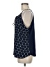 NY&C 100% Polyester Blue Sleeveless Blouse Size M - photo 5