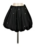 A New Day Solid Black Casual Skirt Size S - photo 1