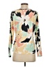 Hang Ten Floral Ivory Long Sleeve Blouse Size S - photo 2