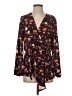 14th & Union 100% Polyester Brown Kimono Size S - photo 1