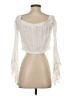 Blue Blush Ivory 3/4 Sleeve Blouse Size S - photo 2