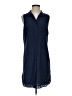 Equipment Blue Casual Dress Size S - photo 1