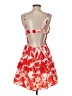 Shein Floral Red Cocktail Dress Size 4 - photo 2