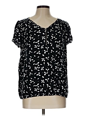 Ann Taylor LOFT Outlet Short Sleeve Blouse (view 1)