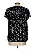 Ann Taylor LOFT Outlet Black Short Sleeve Blouse Size L - photo 2