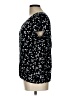 Ann Taylor LOFT Outlet Black Short Sleeve Blouse Size L - photo 5