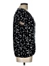 Ann Taylor LOFT Outlet Black Short Sleeve Blouse Size L - photo 4