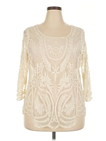 DressBarn 3/4 Sleeve Top (view 1)