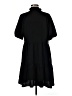 CeCe 100% Polyester Solid Black Casual Dress Size M - photo 2
