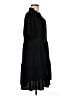 CeCe 100% Polyester Solid Black Casual Dress Size M - photo 4