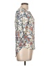 Daniel Rainn 100% Rayon Floral Ivory 3/4 Sleeve Blouse Size L - photo 4