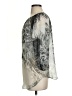 Kay Celine Silver 3/4 Sleeve Blouse Size S - photo 5