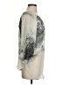 Kay Celine Silver 3/4 Sleeve Blouse Size S - photo 4