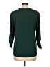 DressBarn Green 3/4 Sleeve Blouse Size L - photo 2