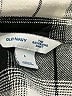 Old Navy 100% Cotton Plaid Black Long Sleeve Button-Down Shirt Size L - photo 7