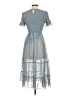 Shein 100% Polyester Blue Cocktail Dress Size XS - photo 2