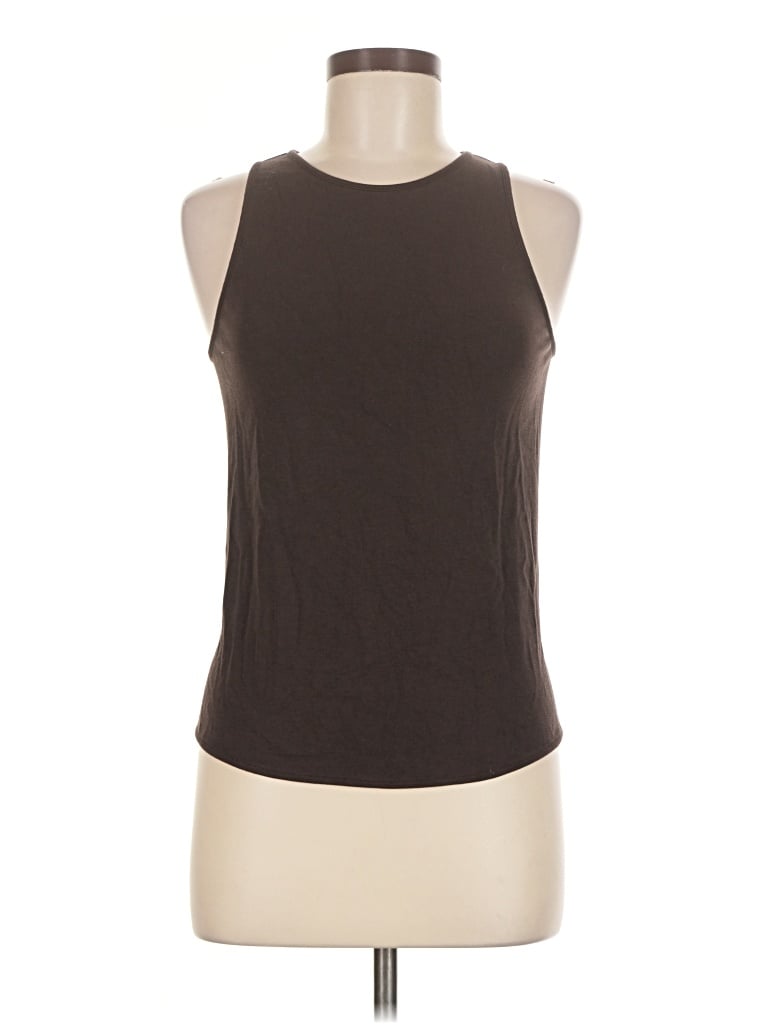 Pre-owned Cos Sleeveless Top Brown Halter Neckline Tops