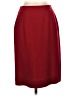 Unbranded Solid Burgundy Formal Skirt Size 4 - photo 1
