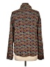 Chico's Design Paisley Brown Long Sleeve Blouse Size Lg (2) - photo 2