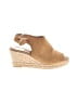 Kanna 100% Leather Tan Wedges Size 6 1/2 - photo 1