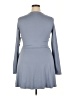 SO Solid Gray Casual Dress Size XXL - photo 2