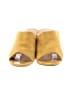 Halogen 100% Leather Yellow Sandals Size 10 - photo 2