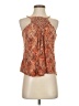 Lucky Brand Orange Sleeveless Blouse Size S - photo 1