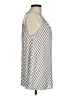 Ann Taylor LOFT 100% Rayon Silver Sleeveless Blouse Size M - photo 4