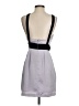 BCBGeneration 100% Polyester Solid Gray Cocktail Dress Size 0 - photo 2