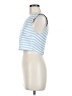 JOA 100% Rayon Blue Short Sleeve Top Size M - photo 5