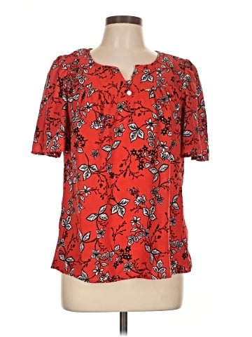 Adrienne Vittadini Short Sleeve Blouse (view 1)