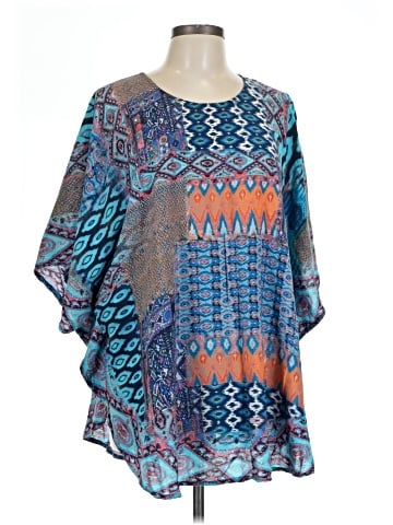 Tolani 3/4 Sleeve Blouse (view 1)