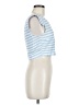 JOA 100% Rayon Blue Short Sleeve Top Size M - photo 4