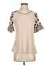 Unbranded 100% Polyester Animal Print Tan Short Sleeve T-Shirt Size S - photo 1