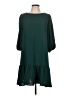 DKNY 100% Polyester Solid Green Casual Dress Size 12 - photo 1