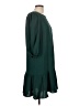 DKNY 100% Polyester Solid Green Casual Dress Size 12 - photo 4