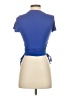 Shein Blue Short Sleeve Top Size 4 - photo 2