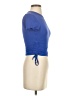 Shein Blue Short Sleeve Top Size 4 - photo 4